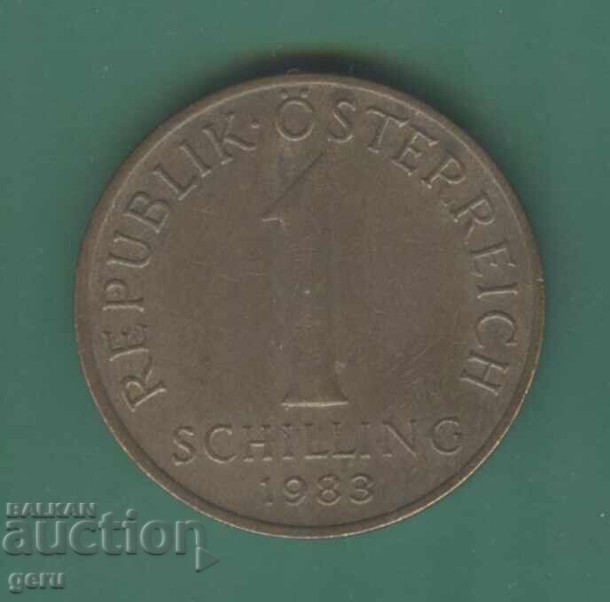 AUSTRIA 1983 1 șiling jj4 AUSTRIA 1983 1 șiling jj4