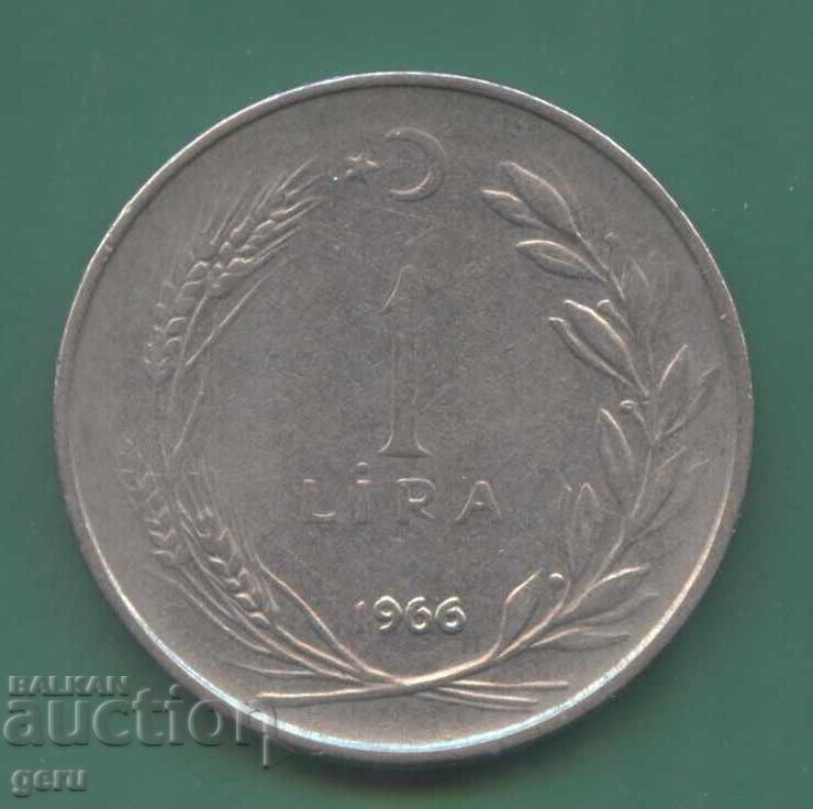 1 Lira TURKEY 1966 jj4