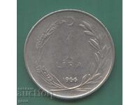 1 Lira TURKEY 1966 jj4