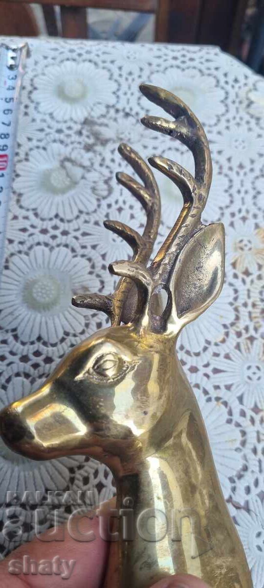 Bronze Bookends. Deer - 6