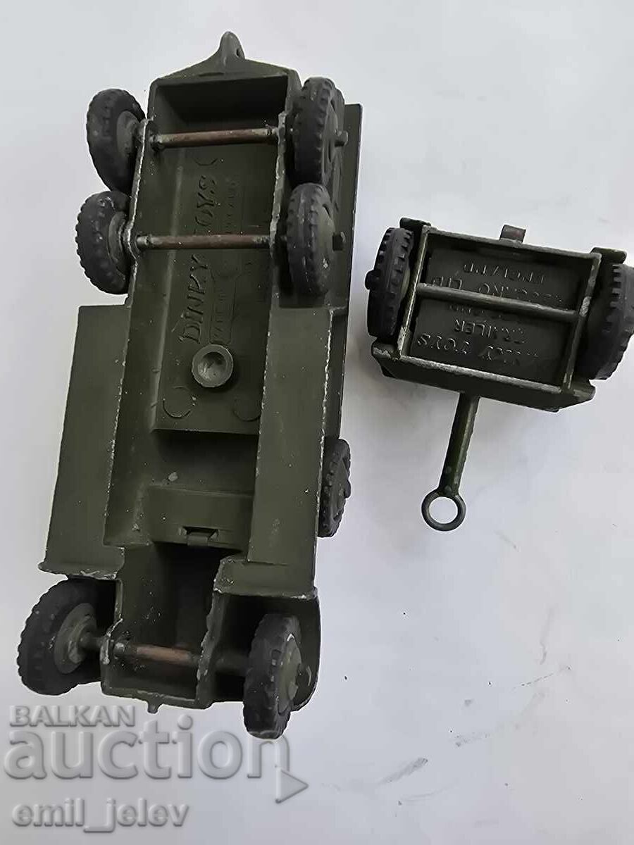 Dinky Toys No 687+151b Army 6 Wheel Covered Wagon Truck - 7 Dinky Toys No 687+151b Army 6 Wheel Covered Wagon Truck - 7