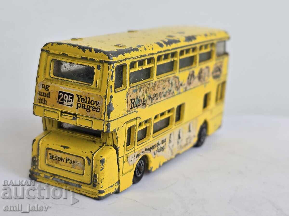 Livrarea Dinky Toys 295 Atlantean Bus YELLOW PAGES 1970 god