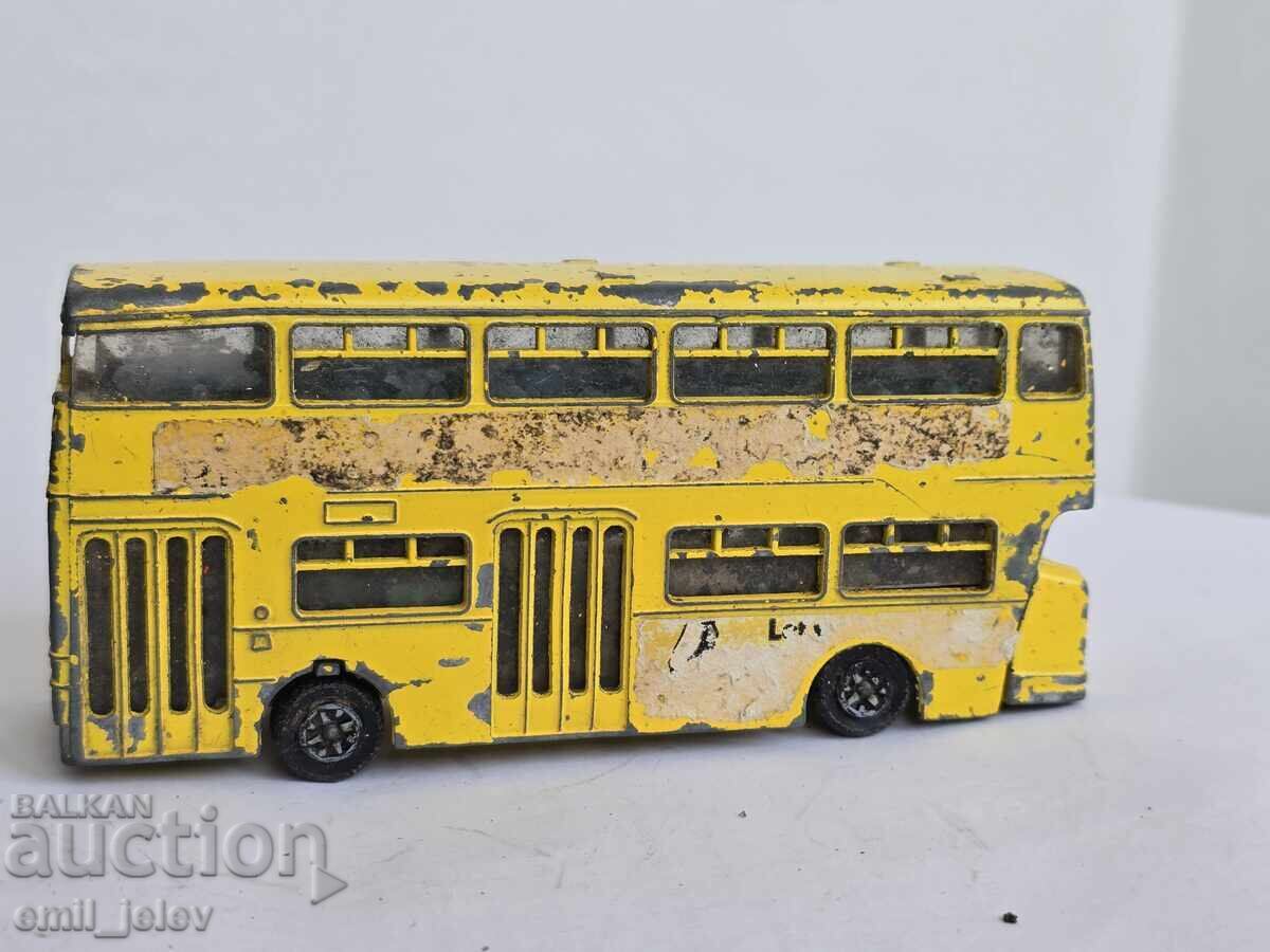 Dinky Toys 295 Atlantean Bus YELLOW PAGES 1970 god
