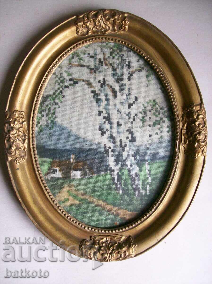 Goblen vechi înrămat, dinainte de 09.09.1944 Goblen vechi înrămat, dinainte de 09.09.1944