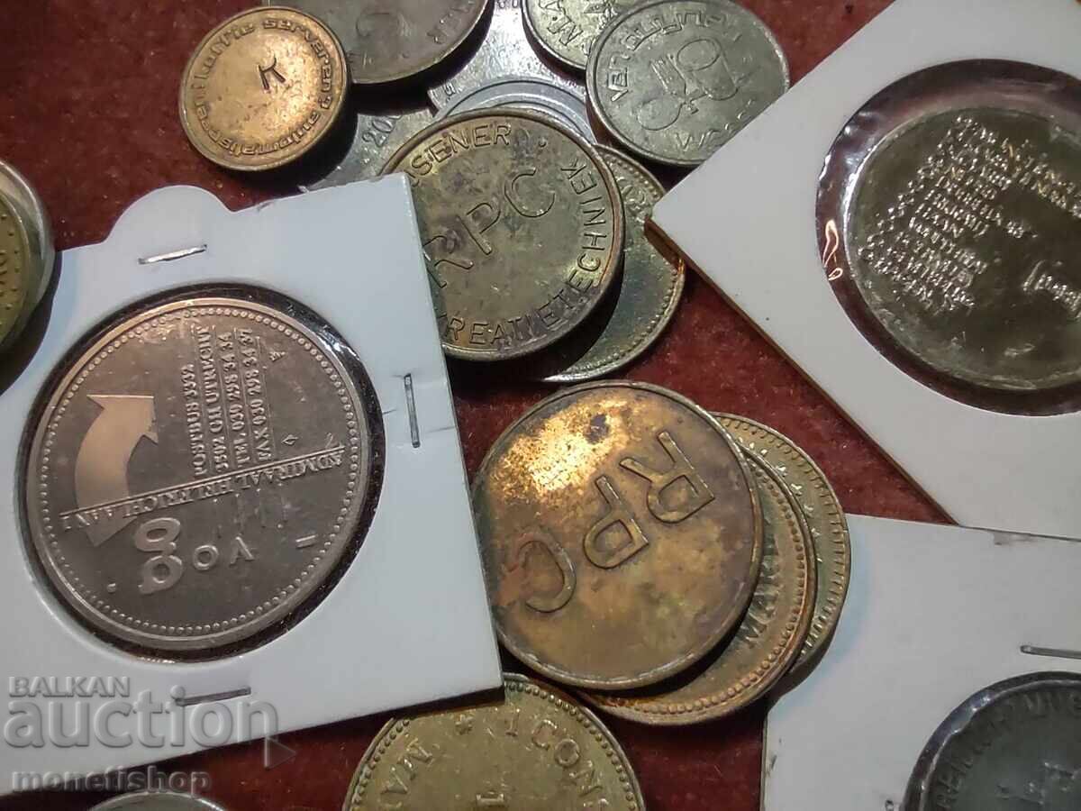 Аукцион Лот от над 50бр токени-жетони Аукцион Лот от над 50бр токени-жетони