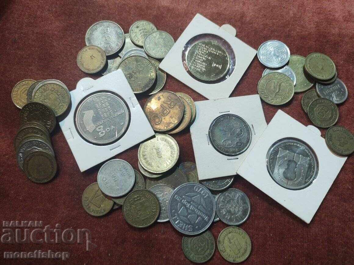 Доставка на Лот от над 50бр токени-жетони Доставка на Лот от над 50бр токени-жетони