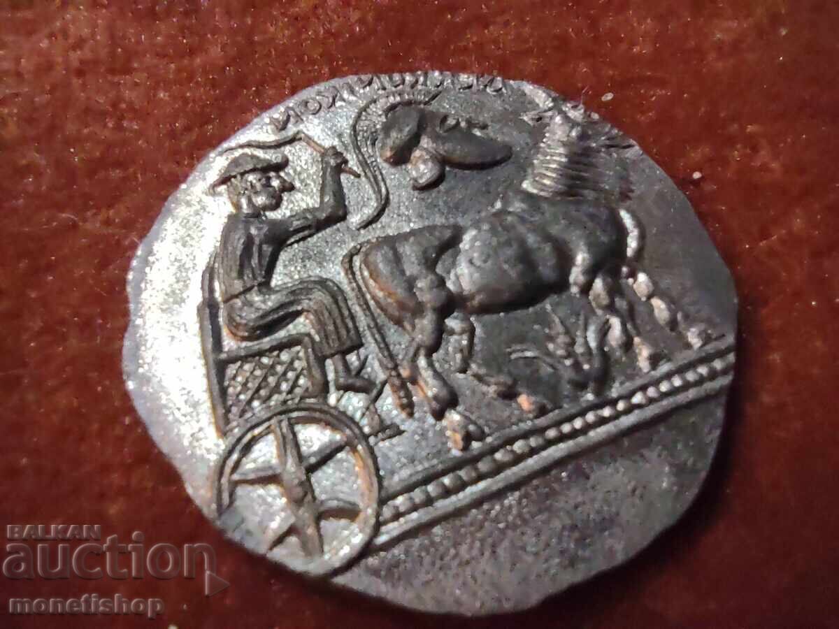 Декадрахма на племето Дерони Декадрахма на племето Дерони