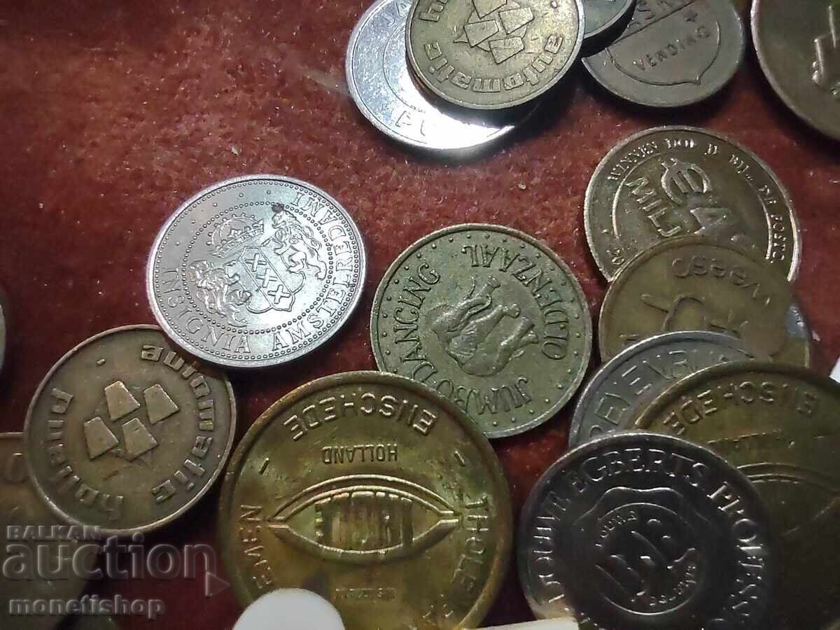 Delivery of Lot of Teseri and Tokens