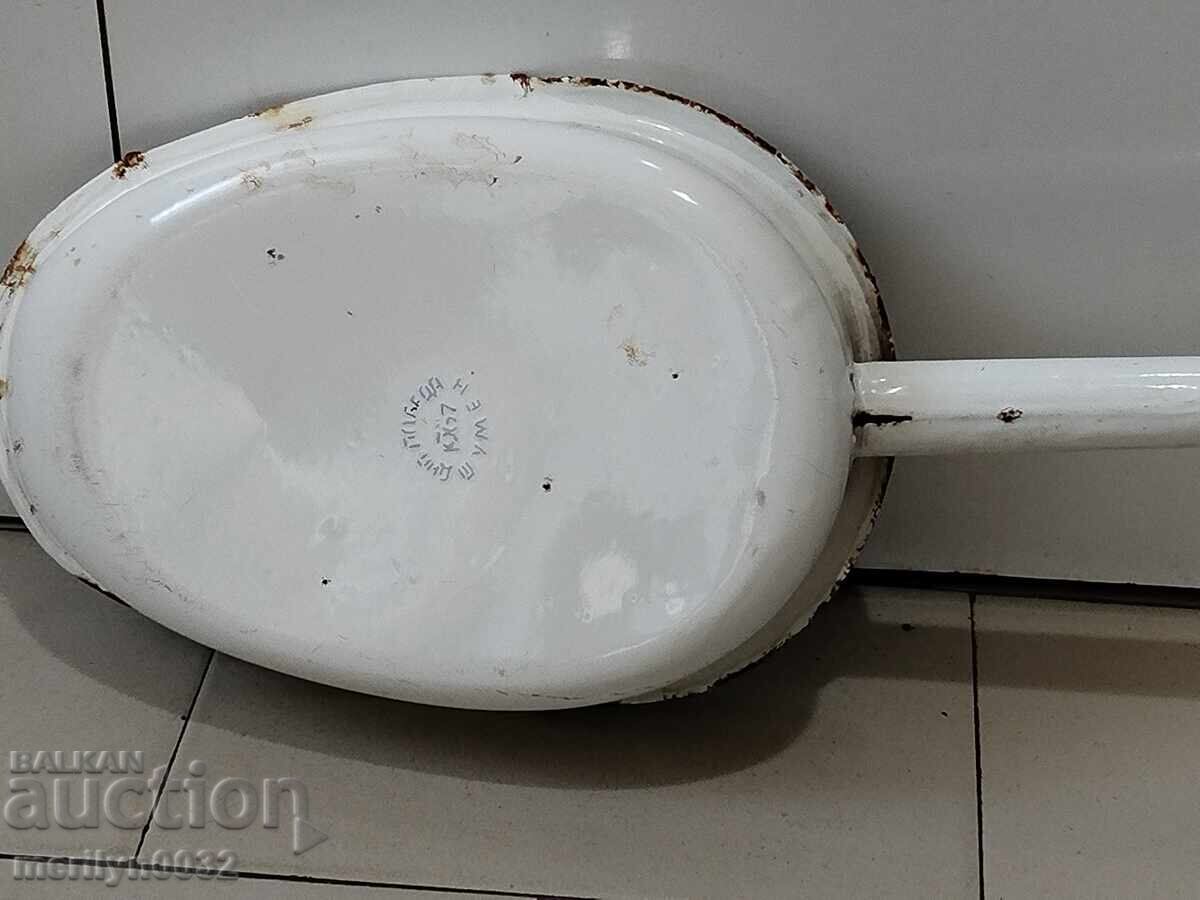 Auction  Old enameled base of sotsa, tzucal, tzucal, enamel