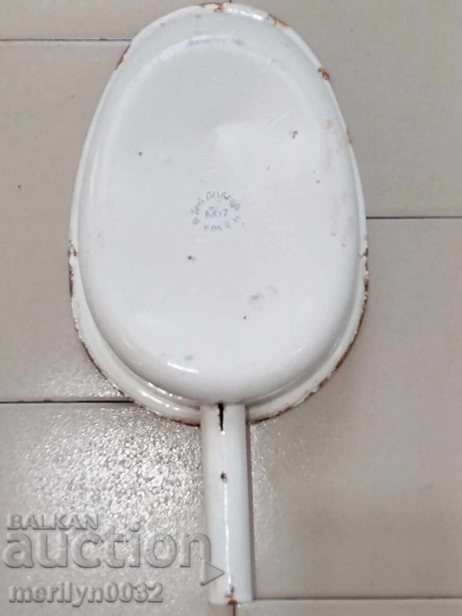 Delivery of Old enameled base of sotsa, tzucal, tzucal, enamel