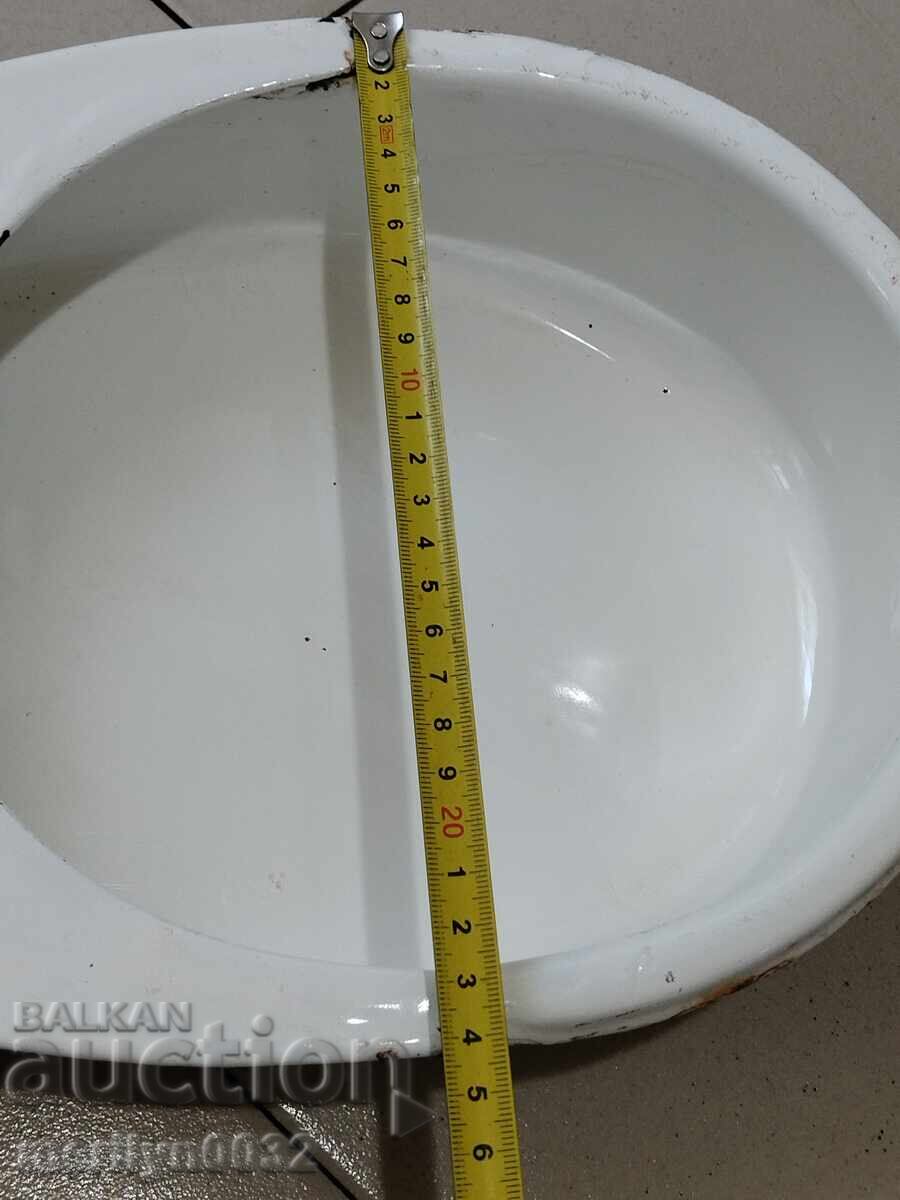 Old enameled base of sotsa, tzucal, tzucal, enamel - 7