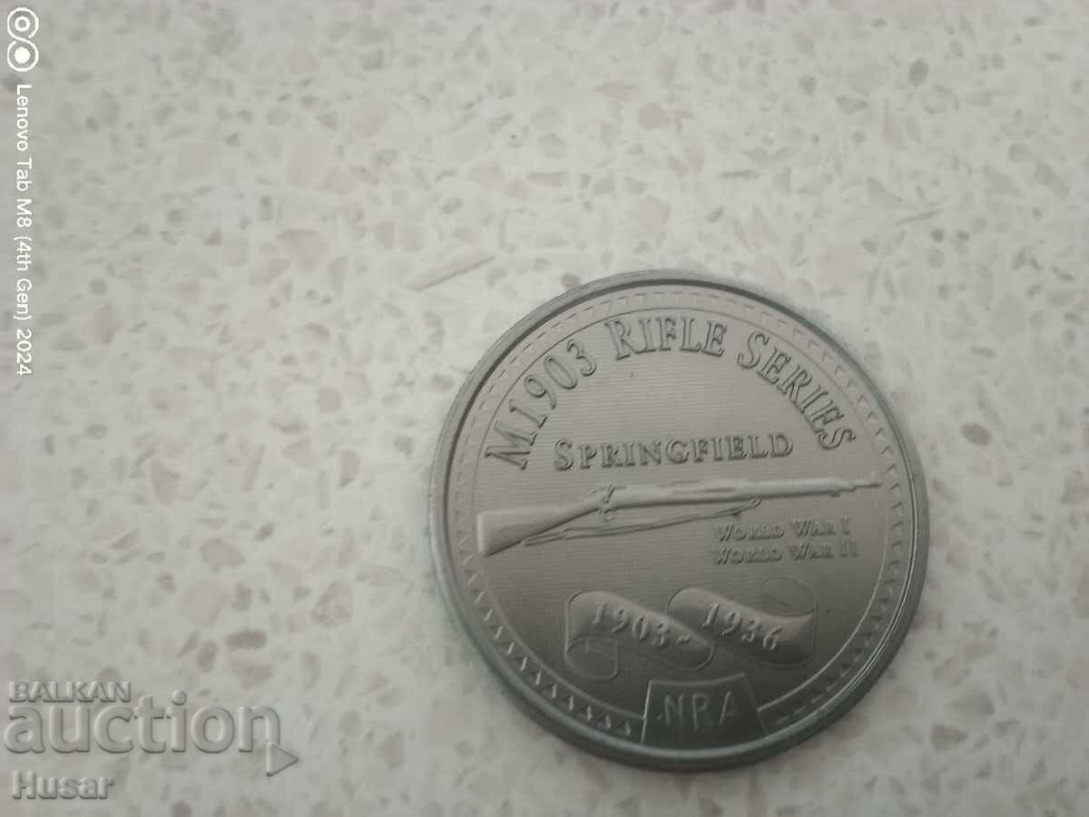 Доставка на Пушка СПРИНГФИЛД плакет