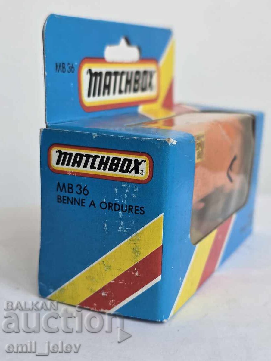 Licitație MATCHBOX MB 36 Camion de gunoi Metro DPW Licitație MATCHBOX MB 36 Camion de gunoi Metro DPW