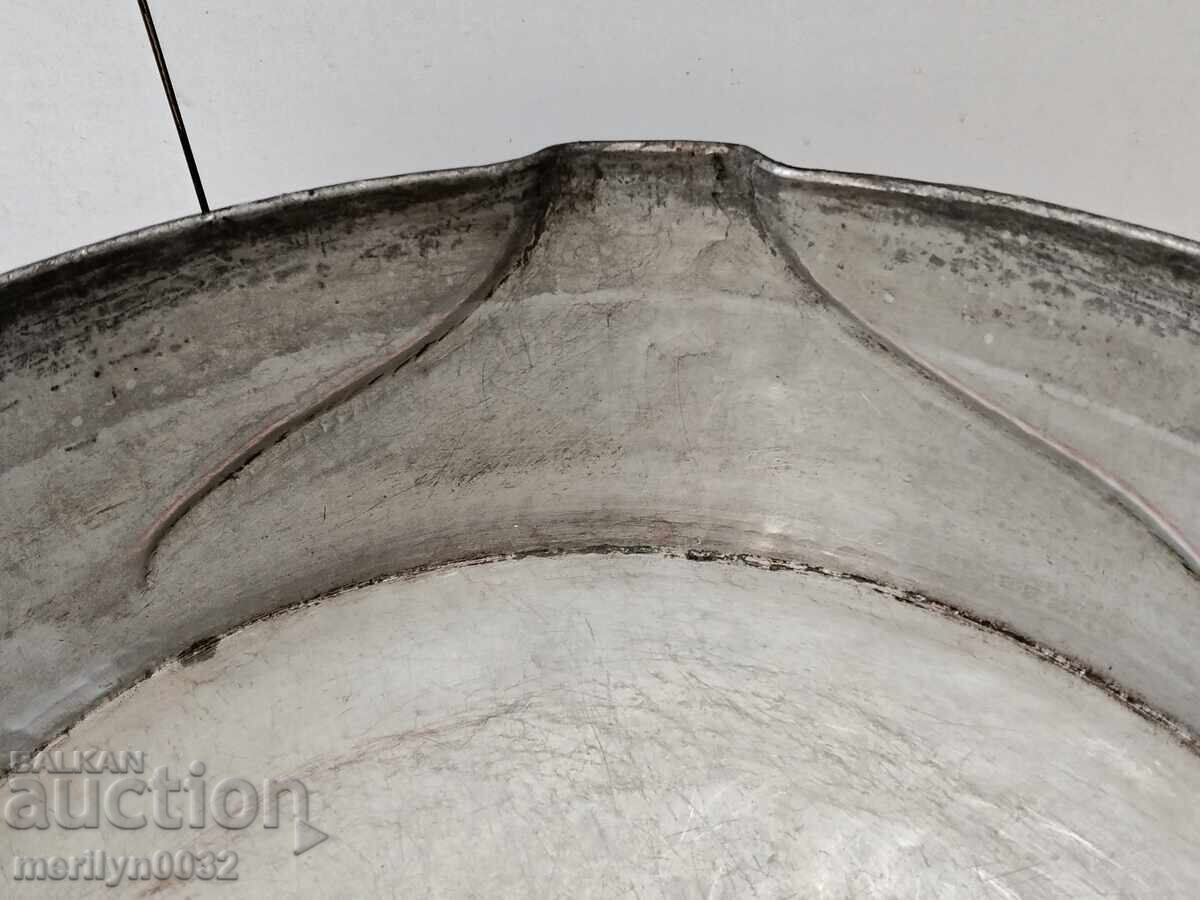 Delivery of Copper tray, household vessel, copper, blue