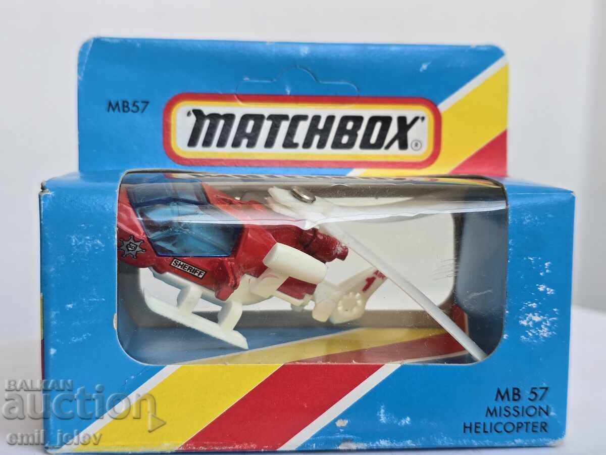 MATCHBOX MB 57 Elicopter de Misiune Roșu Avion