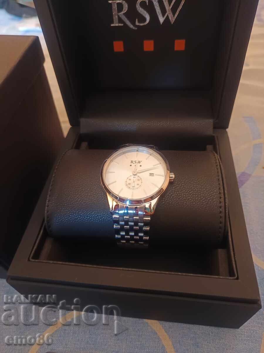 RSW RSWM106-SS-1 ελβετικό ανδρικό ρολόι quartz ΚΑΙΝΟΥΡΙΟ - 6