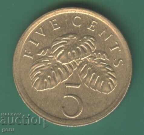 Singapore 5 Cents 1987 jj4