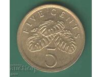Singapore 5 cenți 1987 jj4