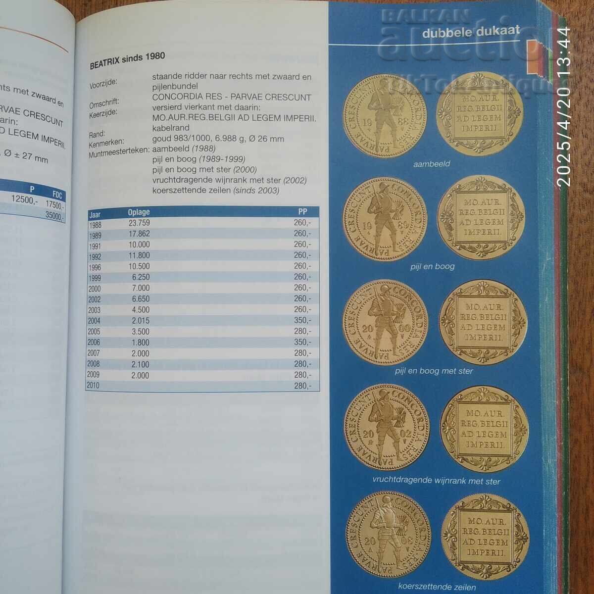 Auction  Almanac of the Coins and Banknotes of the Kingdom of the Netherlands