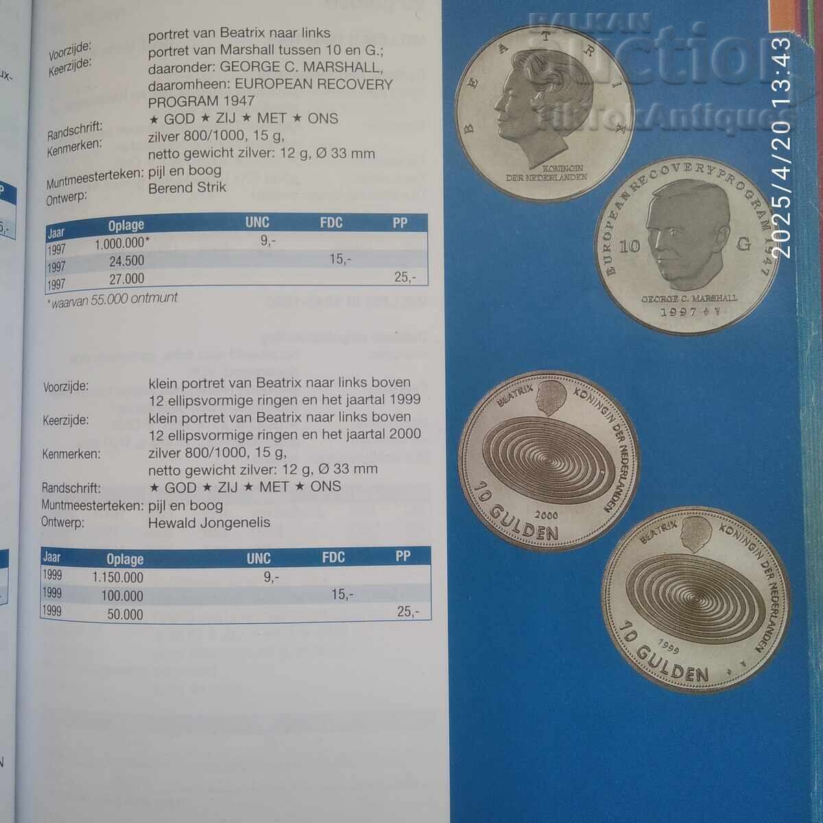 Almanac of the Coins and Banknotes of the Kingdom of the Netherlands - 5