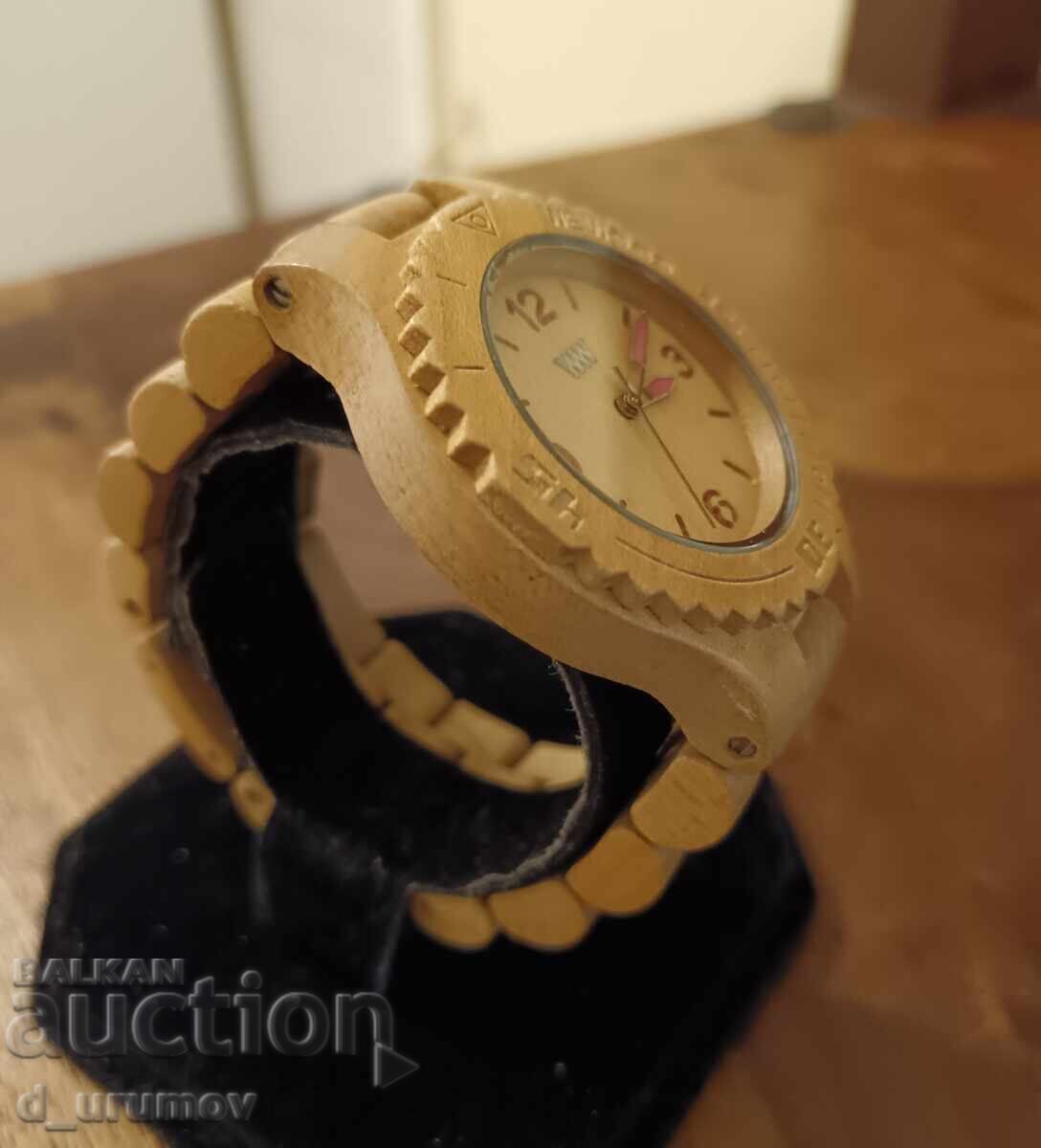 Αντίκα ξύλινο ρολόι WE WOOD E13-188 - 5