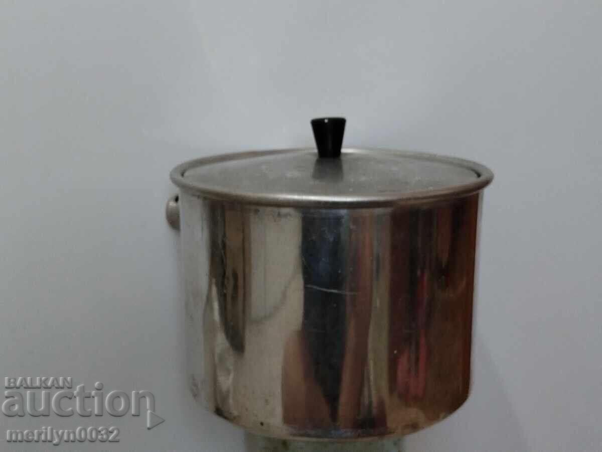 Cazan de lapte din aluminiu din perioada socialistă - 5