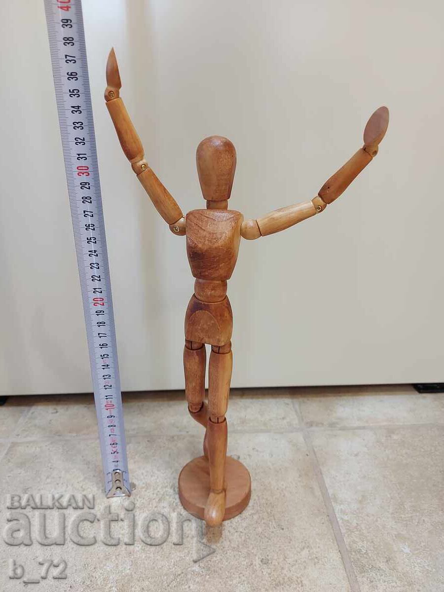 Licitație Figurină din lemn pentru desenat, flexibilă Licitație Figurină din lemn pentru desenat, flexibilă