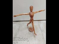 Figurină din lemn pentru desenat, flexibilă