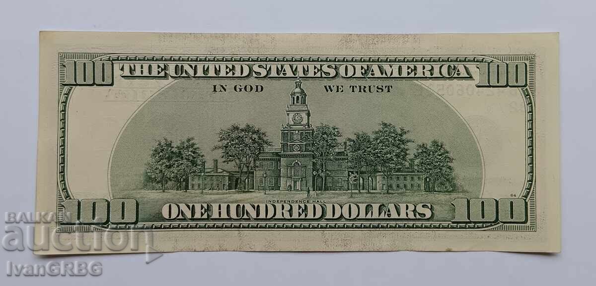 Delivery of $100 US Dollars Large Head OLD SERIES $100 2006 A Delivery of $100 US Dollars Large Head OLD SERIES $100 2006 A