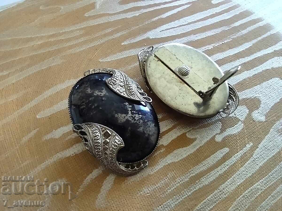 Auction  Earrings, large, clip-on 70s 20.04.25