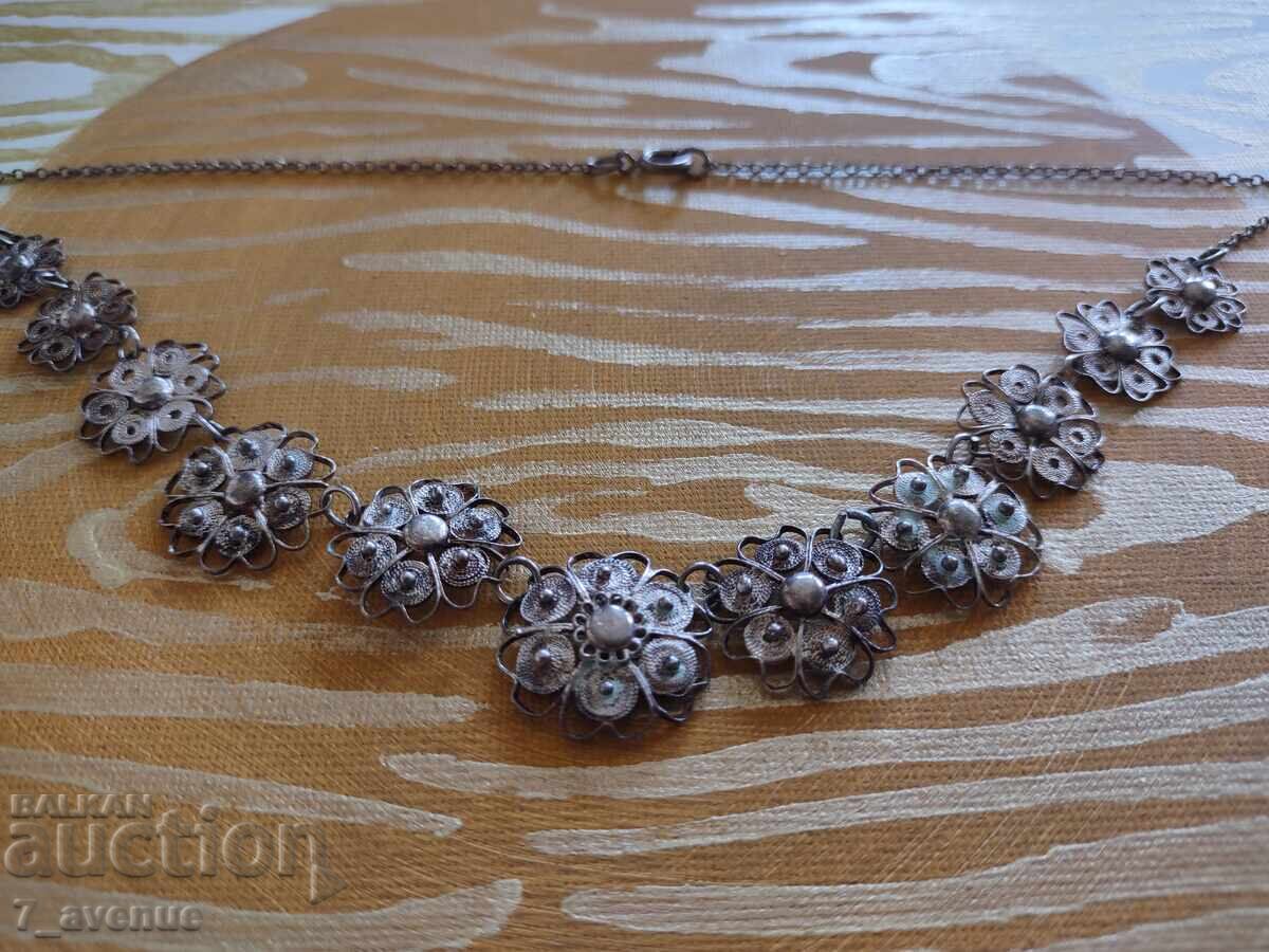 Silver necklace, very old, silver 20.04.25 with price 99.00 BGN | € 50.62