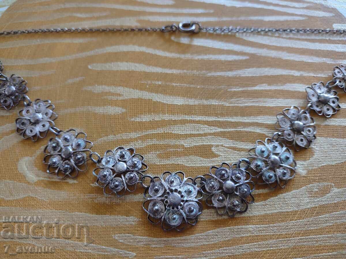 Silver necklace, very old, silver 20.04.25 - 6