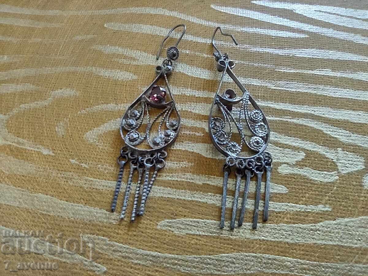 Cercei, argint, lungi cu pietre naturale 20.04.25 - 5 Cercei, argint, lungi cu pietre naturale 20.04.25 - 5