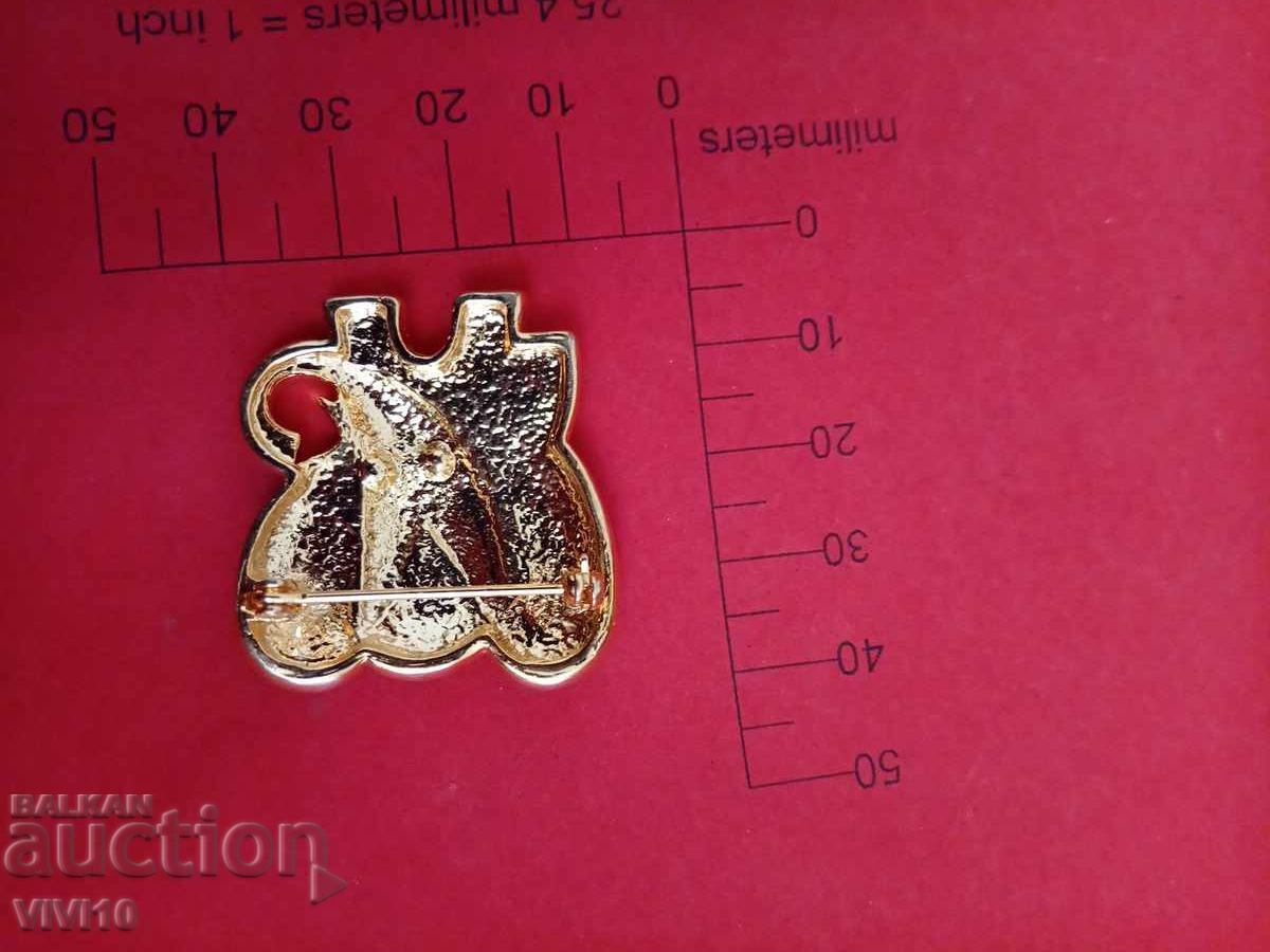 Antique Enamel Brooch with price 30.00 BGN | € 15.34