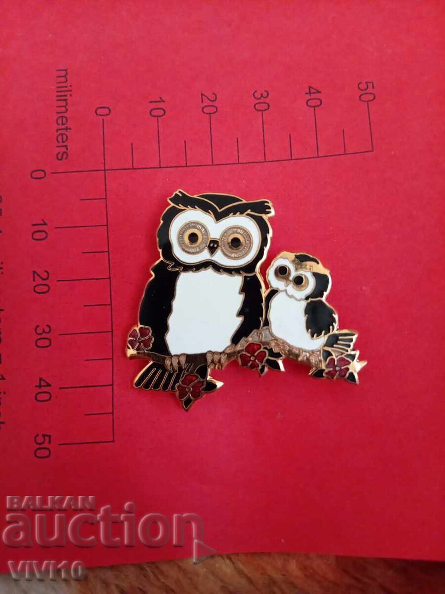 Antique Enamel Brooch Antique Enamel Brooch