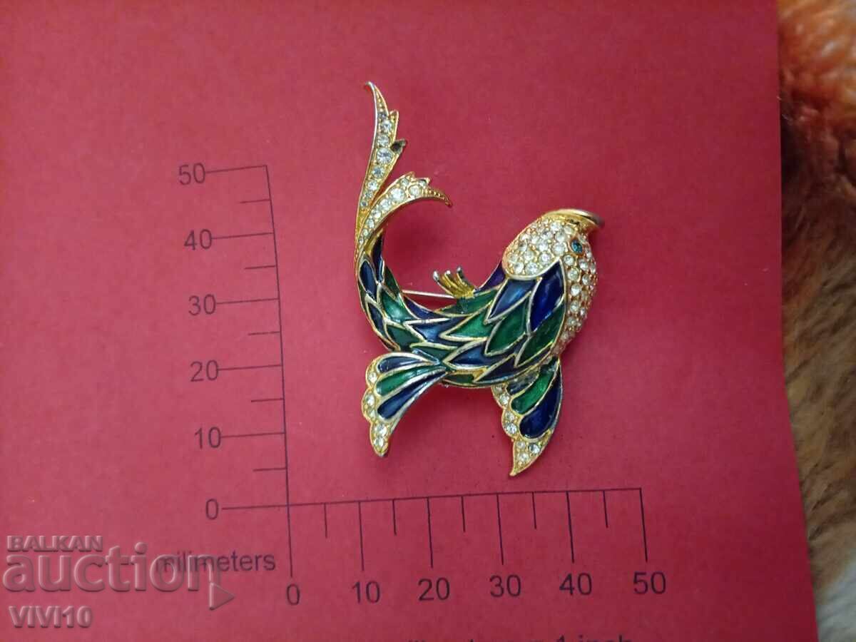 Αντίκα καρφίτσα σμάλτου