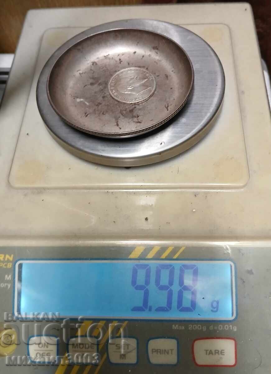 Bulgaria 2 BGN 1910 Silver! Rare! - 6 Bulgaria 2 BGN 1910 Silver! Rare! - 6