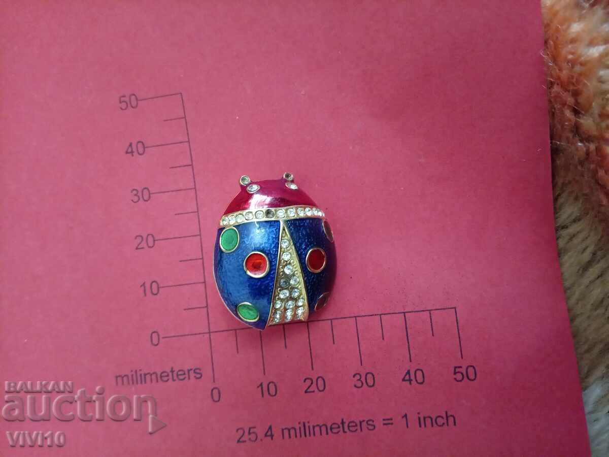 Antique Enamel Brooch Antique Enamel Brooch