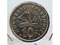 Νέα Καληδονία 10 φράγκα 1967