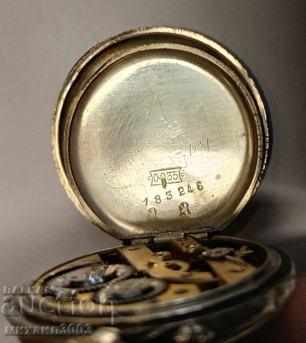 СТАРИНЕН ДАМСКИ СРЕБЪРЕН ДЖОБЕН ЧАСОВНИК 19ти век - 5 СТАРИНЕН ДАМСКИ СРЕБЪРЕН ДЖОБЕН ЧАСОВНИК 19ти век - 5