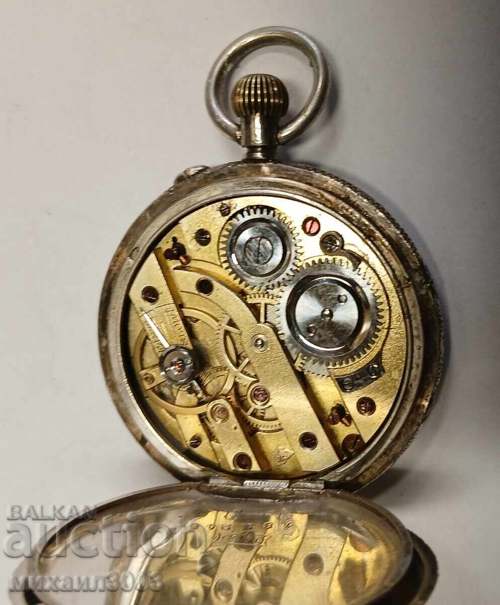 СТАРИНЕН ДАМСКИ СРЕБЪРЕН ДЖОБЕН ЧАСОВНИК 19ти век - 6 СТАРИНЕН ДАМСКИ СРЕБЪРЕН ДЖОБЕН ЧАСОВНИК 19ти век - 6