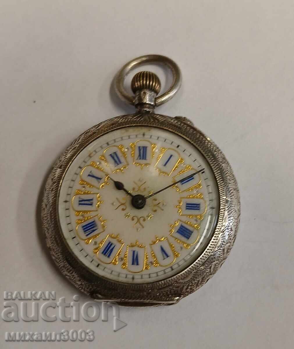 СТАРИНЕН ДАМСКИ СРЕБЪРЕН ДЖОБЕН ЧАСОВНИК 19ти век СТАРИНЕН ДАМСКИ СРЕБЪРЕН ДЖОБЕН ЧАСОВНИК 19ти век