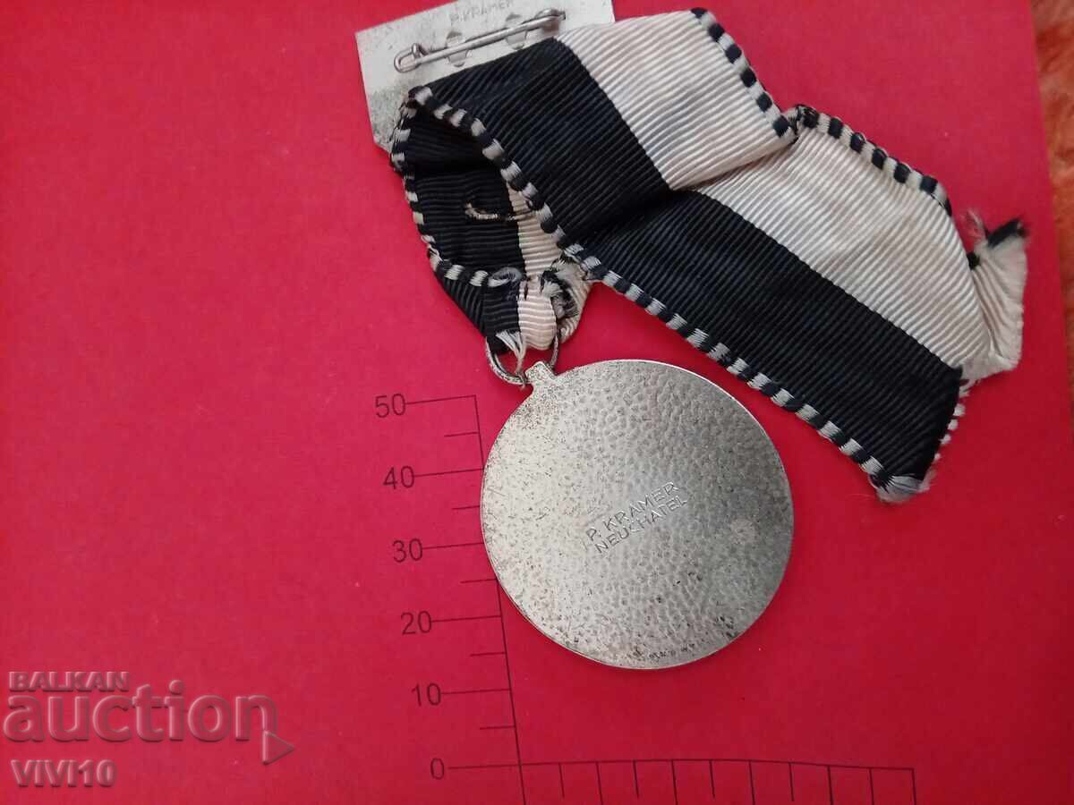Auction Antique Medal Switzerland 1960 Auction Antique Medal Switzerland 1960