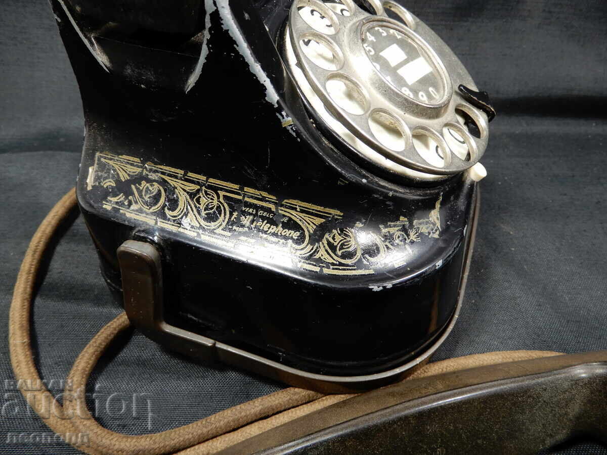 TELEFON VECHI RETRO METAL CU DISC - 6