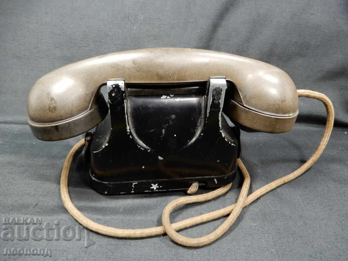 TELEFON VECHI RETRO METAL CU DISC - 7