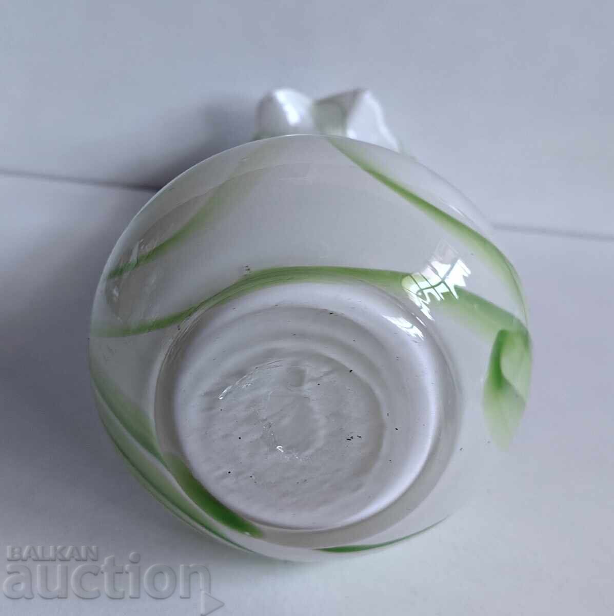 СТАРА ВАЗА КРАСИВИ ФОРМИ ДУХАНО СТЪКЛО ЗДРАВА - 7