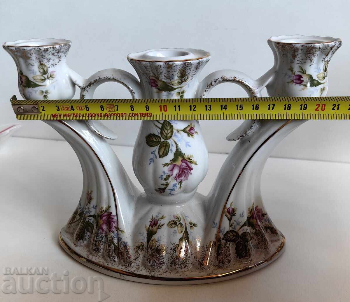 Παράδοση ΤΡΙΠΛΟΣ ΠΟΡΣΕΛΑΝΙΝΟΣ ΚΗΡΟΠΗΓΙΟΣ ΜΕ ΣΗΜΑΝΣΗ, ΣΕ ΚΑΛΗ ΚΑΤΑΣΤΑΣΗ