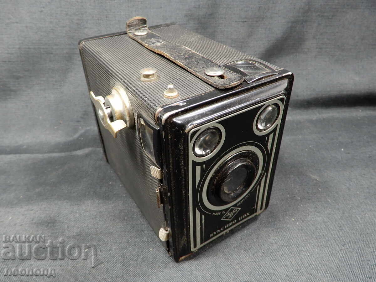 СТАР РЕТРО ФОТОАПАРАТ BOX CAMERA AGFA SYNCHRO GERMANY - 7
