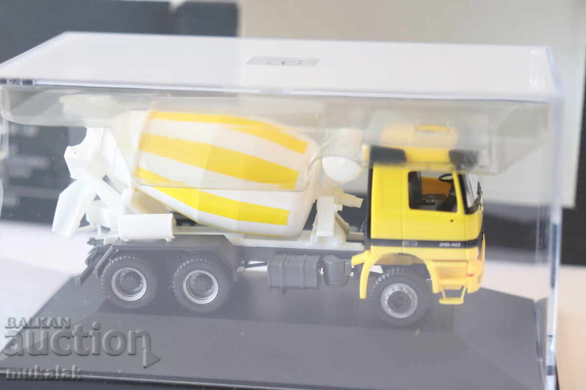Доставка на HERPA H0 1/87 MERCEDES BENZ  БЕТОНОВОЗ  КАМИОН   МОДЕЛ  ТИР