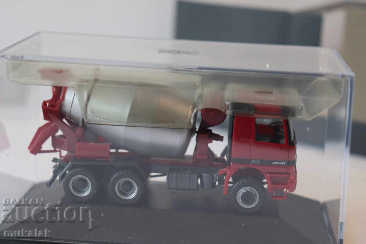 Доставка на HERPA H0 1/87 MERCEDES BENZ  БЕТОНОВОЗ  КАМИОН   МОДЕЛ  ТИР